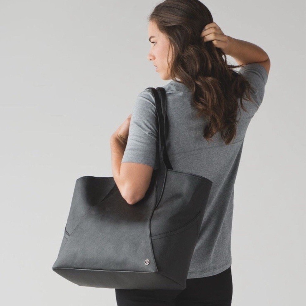 Lululemon Athletica Black Minimalist Tote